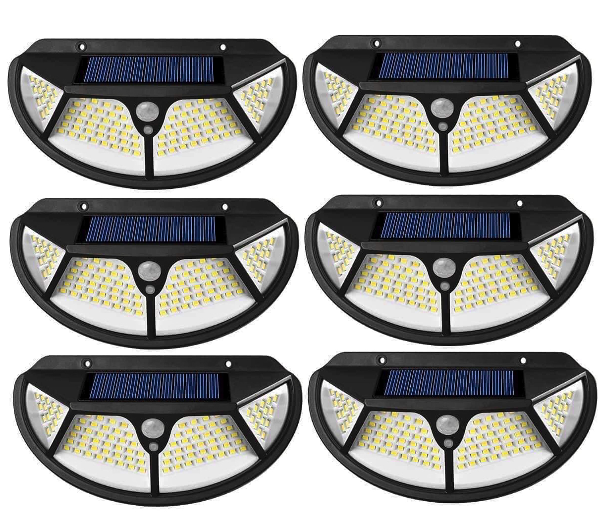 6 x Lampa solara SH -102 LED SMD cu senzor de miscare si lumina 3 moduri ILUMINARE 